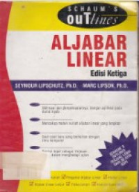 Image of SCHAUM'S : ALJABAR LINEAR
