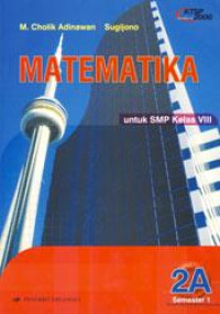 Image of Matematika : untuk SMP jilid 2A kelas VIII KTSP 2006