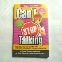 Image of can't stop talking: buat jago dan gila banget mgomong bahasa inggris segera
