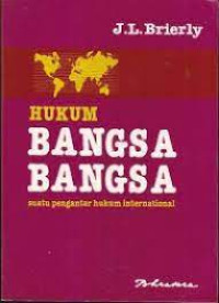 Image of Hukum bangsa-bangsa : suatu pengantar hukum internasional