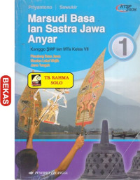 Image of Marsudi Basa lan Sastra Jawa Anyar : kanggo SMP lan MTs kelas VII