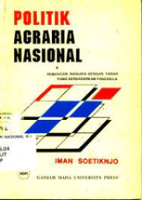 Image of Politik agraria nasional
