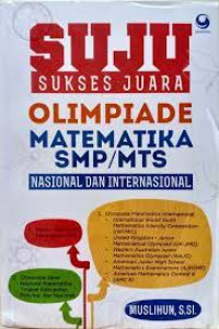 Image of Suju Sukses Juara Olimpiade Matematika SMP/MTS Nasional dan Internasional